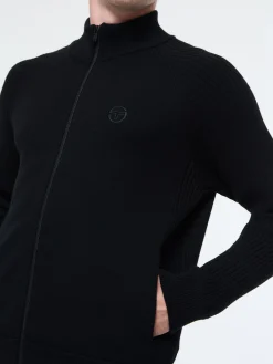 Saggio Track Jacket- Black Beauty