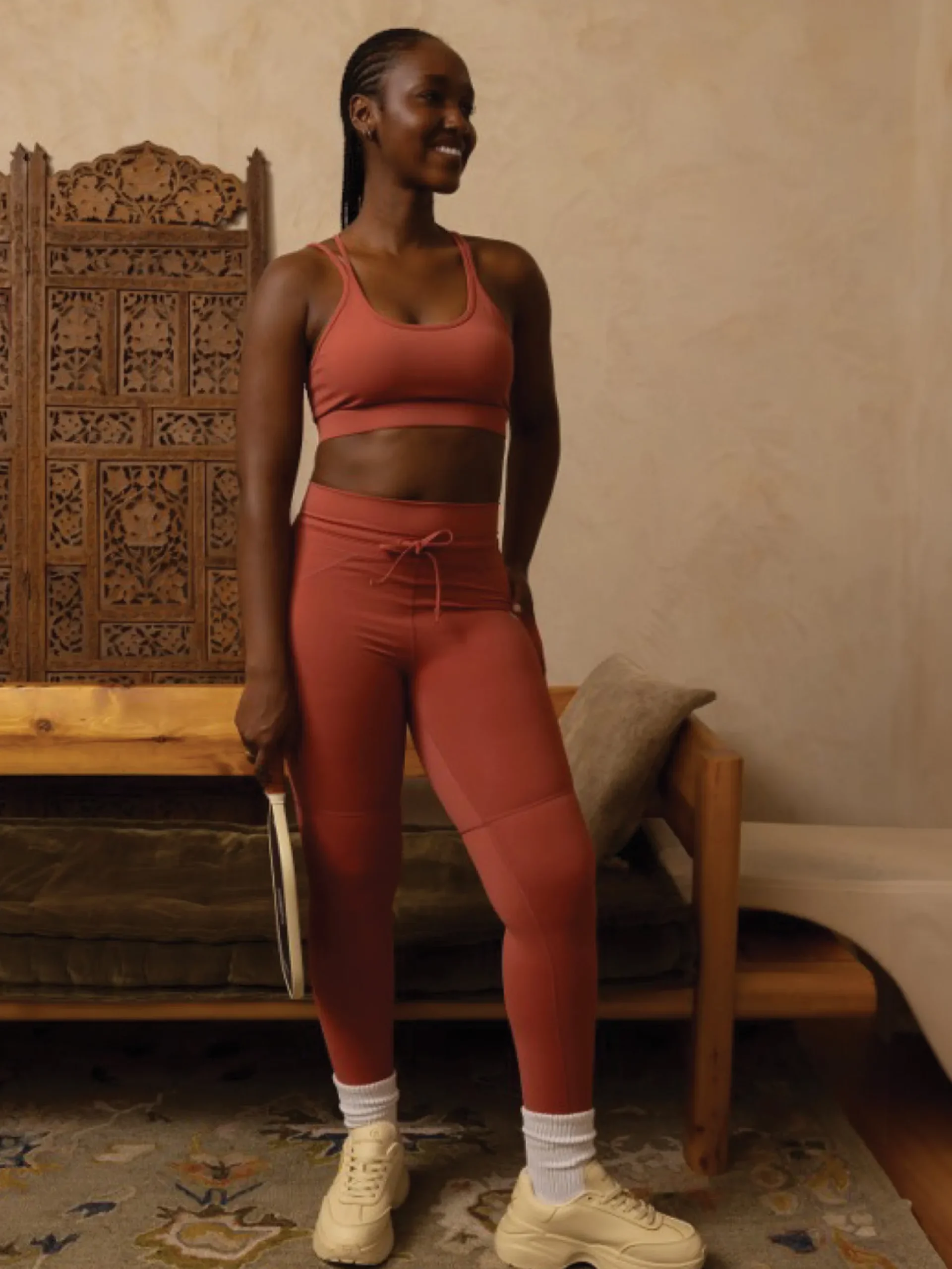 Silvia Sports Bra- Light Mahogany