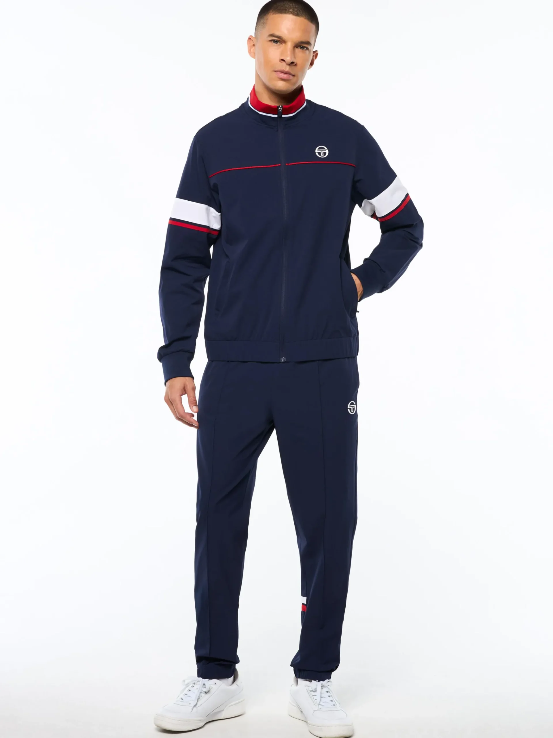 Solare Track Jacket-Maritime Blue