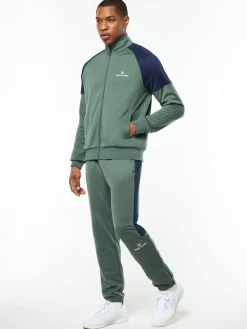 Spacco Track Jacket- Duck Green