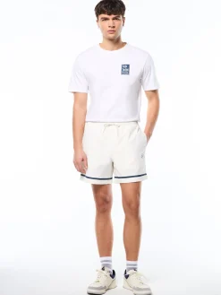 Striscia Shorts-Gardenia