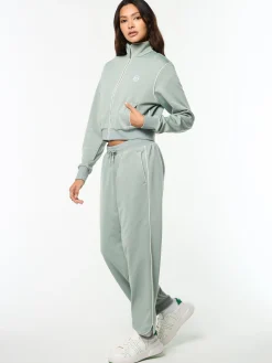 Terina Track Jacket- Slate Gray