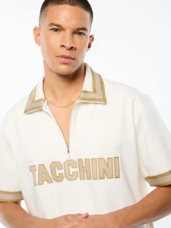 Tito Short Sleeve Polo-Gardenia