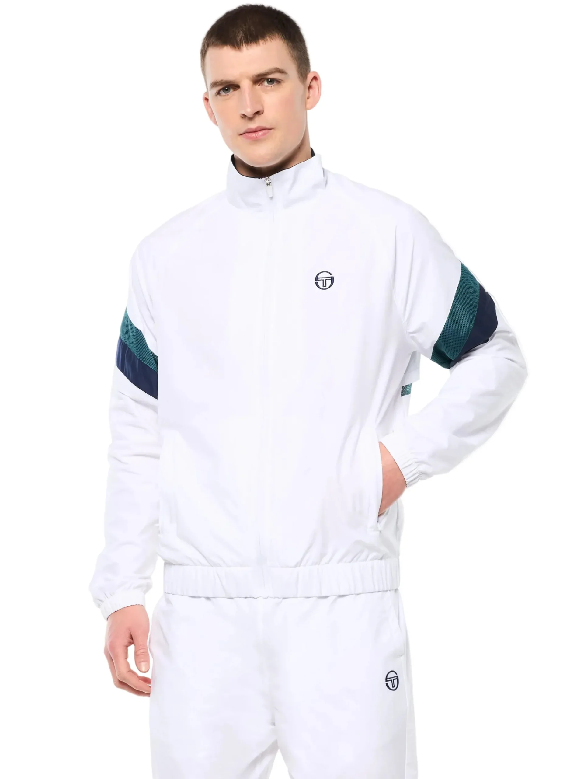 Ventilato Track Jacket-Brilliant White