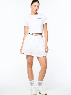 Verona Crop Top- Brilliant White