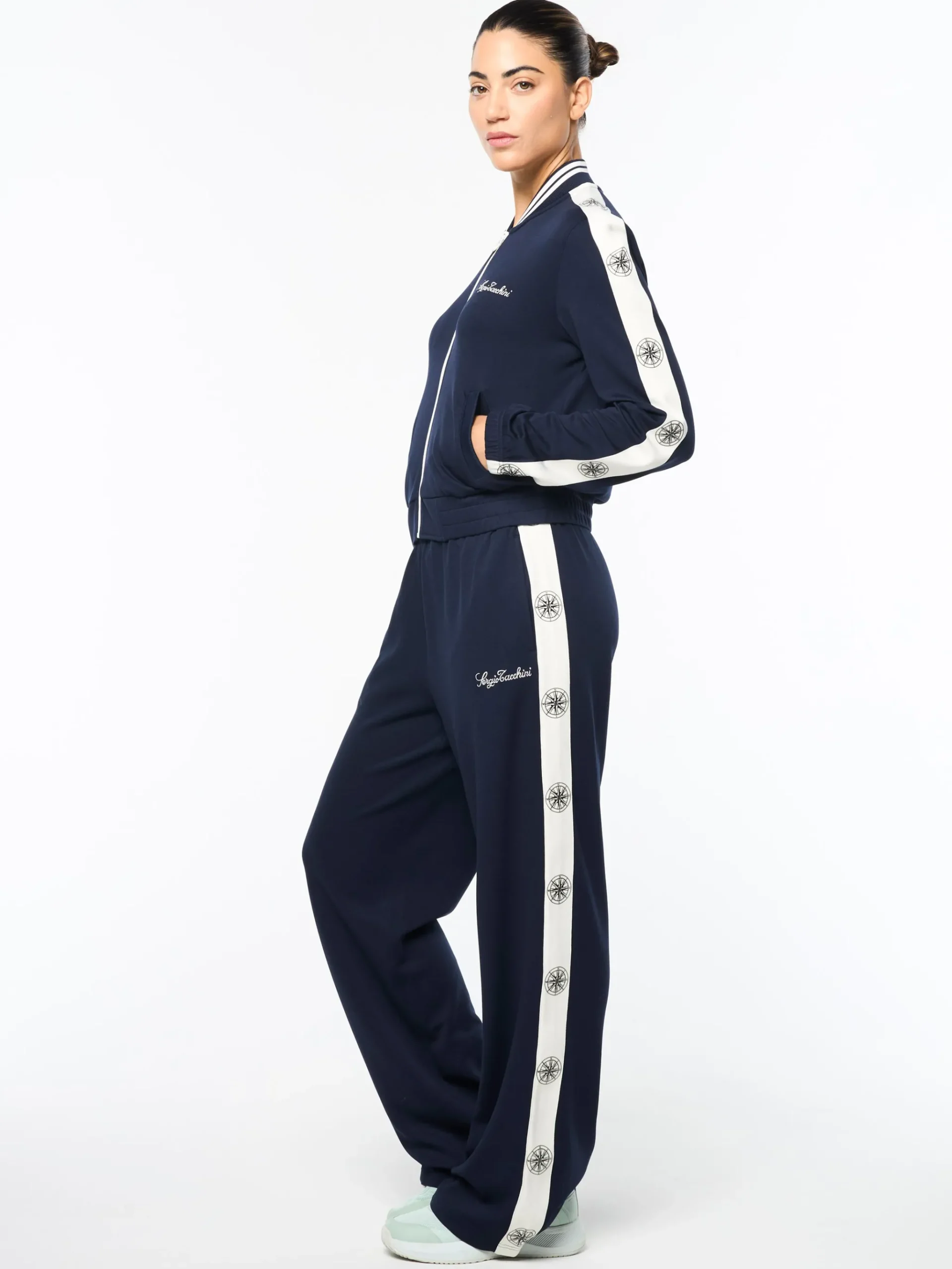 Women's Bussola Track Jacket- Maritime Blue
