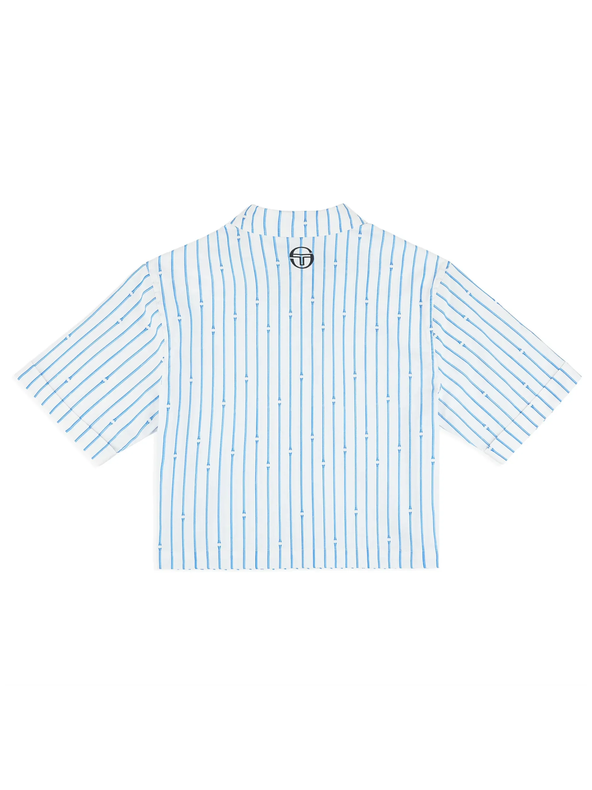Women's Colonna Cropped Shirt- French Blue