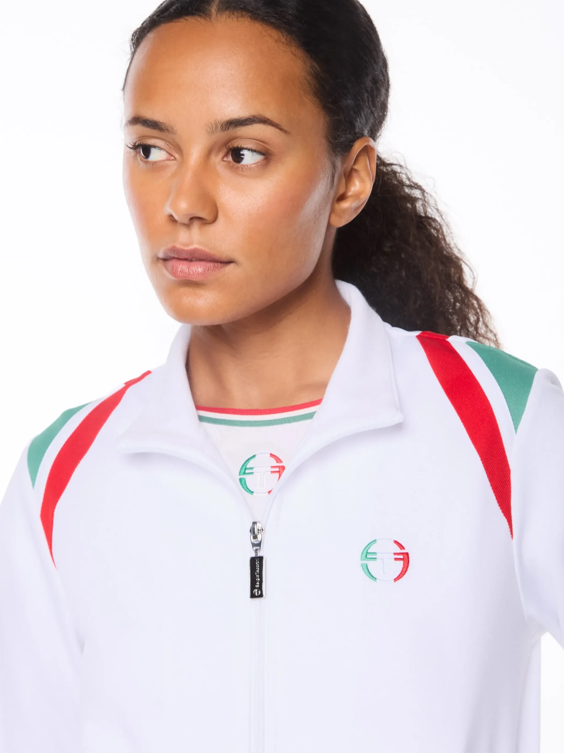 Women's Eredita Track Jacket-Brilliant White